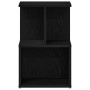 Armario de Noche 2 pcs Roble negro 35 x 35 x 55 cm