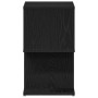 Armario de Noche 2 pcs Roble negro 50 x 30 x 51,5 cm