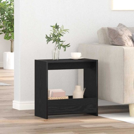 Mesa lateral Roble Negro 50 x 26 x 50 cm Madera de ingeniería en Mesas auxiliares | Comprar online en Foro24