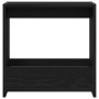 Mesa lateral Roble Negro 50 x 26 x 50 cm Madera de ingeniería en Mesas auxiliares | Comprar online en Foro24