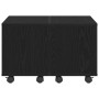 Mesa de Café Roble negro 60 x 60 x 38 cm Madera contrachapada