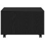Mesa de Café Roble negro 60 x 60 x 38 cm Madera contrachapada