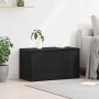 Caja de Almacenamiento Roble Negro 84 x 42 x 46 cm en Baúles de almacenamiento | Comprar online en Foro24