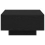 Mesa de Café Roble negro 90 x 60 x 31 cm Madera contrachapada
