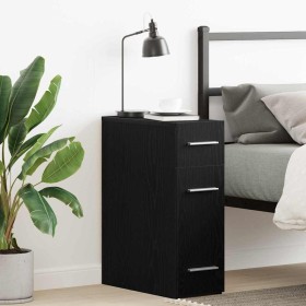 Armario de boticario Roble negro 20 x 45.5 x 60 cm