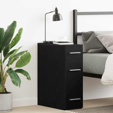 Armario de boticario Roble negro 20 x 45.5 x 60 cm