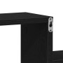 Estante Cubo de Pared con estante Roble negro 80 x 15 x 78.5 cm