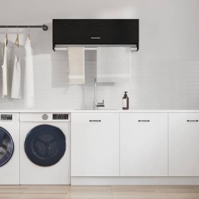 Armario Negro 100 x 32.5 x 35 cm Madera contrachapada