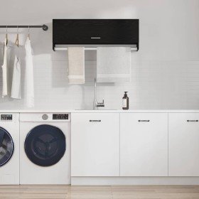 Armario Negro 100 x 32.5 x 35 cm Madera contrachapada en Armarios roperos | Comprar online en Foro24