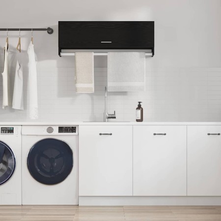 Armario Negro 100 x 32.5 x 35 cm Madera contrachapada