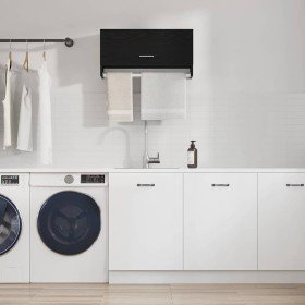 Armario con puerta Negro 70 x 32.5 x 35 cm Madera contrachapada en Armarios roperos | Comprar online en Foro24