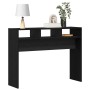 Mesa Consola Roble negro 105 x 30 x 80 cm Madera contrachapada