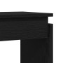 Mesa Consola Roble negro 80 x 30 x 80 cm Madera contrachapada