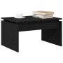 Mesa de Café Roble Negro 68 x 38 x 50 cm Madera contrachapada