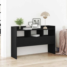 Vitrina Roble Negro 105 x 30 x 70 cm Madera contrachapada en Aparadores | Comprar online en Foro24