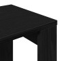 Mesa Nido 3 pcs Roble Negro Madera contrachapada