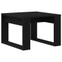 Mesa de Café Roble negro 50 x 50 x 35 cm Madera contrachapada