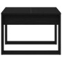 Mesa de Café Roble negro 50 x 50 x 35 cm Madera contrachapada