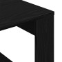 Mesa de Café Roble negro 50 x 50 x 35 cm Madera contrachapada