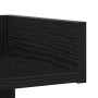 Estantería Roble negro 48 x 25.5 x 140 cm Madera contrachapada