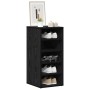 Zapatero 2 pcs Roble negro 32 x 35 x 70 cm Madera contrachapada