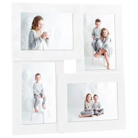 Collage photo frame for 4x(10x15 cm) white MDF photo by vidaXL, Photo frames - Ref: Foro24-332772, Price: 16,94 €, Discount: %