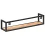 Estantes de pared 2 unidades 80 cm madera de mango rugosa de vidaXL, Estantes y estanterías - Ref: Foro24-320670, Precio: 75,...