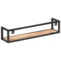 Wall shelves 2 units 80 cm rough mango wood by vidaXL, Shelves and shelves - Ref: Foro24-320670, Price: 76,74 €, Discount: %