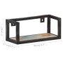 Wall shelves 2 units 40 cm solid recycled wood by vidaXL, Shelves and shelves - Ref: Foro24-320668, Price: 48,74 €, Discount: %