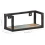Wall shelves 2 units 40 cm solid recycled wood by vidaXL, Shelves and shelves - Ref: Foro24-320668, Price: 47,78 €, Discount: %