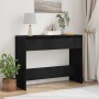 Mesa Consola con cajón Roble Negro 100 x 35 x 76,5 cm