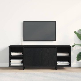 Gabinete de TV Roble Negro 120 x 30 x 40,5 cm en Muebles TV | Comprar online en Foro24