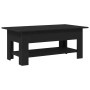 Mesa de Café Roble negro 102 x 55 x 42 cm Madera contrachapada