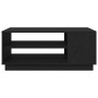 Mesa de Café Roble negro 102 x 55 x 43 cm Madera contrachapada