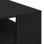 Mesa de Café Roble negro 102 x 55 x 43 cm Madera contrachapada