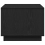 Mesa de Café Roble negro 55 x 55 x 42 cm Madera contrachapada