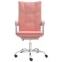 Rosafarbener Bürostuhl aus Kunstleder von vidaXL, Bürostühle - Ref: Foro24-349757, Preis: 115,05 €, Rabatt: %