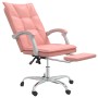 Rosafarbener Bürostuhl aus Kunstleder von vidaXL, Bürostühle - Ref: Foro24-349757, Preis: 116,84 €, Rabatt: %
