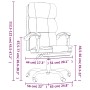 Silla de oficina reclinable cuero sintético rosa de vidaXL, Sillas de oficina - Ref: Foro24-349633, Precio: 116,87 €, Descuen...