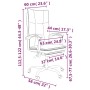 Rosafarbener Bürostuhl aus Kunstleder von vidaXL, Bürostühle - Ref: Foro24-349757, Preis: 116,84 €, Rabatt: %
