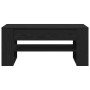 Mesa de Café Roble negro 102 x 55 x 45 cm Madera contrachapada