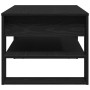 Mesa de Café Roble negro 102 x 55 x 45 cm Madera contrachapada