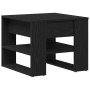 Mesa de Café Roble negro 55.5 x 55 x 45 cm Madera contrachapada