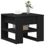 Mesa de Café Roble negro 55.5 x 55 x 45 cm Madera contrachapada