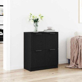 Vitrina Roble Negro 60 x 30 x 70 cm Madera contrachapada en Aparadores | Comprar online en Foro24