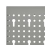 Tableros de clavijas para pared 3 unidades acero 40x58 cm