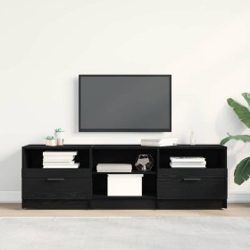 Gabinete de TV Negro 150 x 33.5 x 45 cm Madera contrachapada