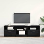Gabinete de TV Negro 150 x 33.5 x 45 cm Madera contrachapada
