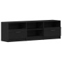 Gabinete de TV Negro 150 x 33.5 x 45 cm Madera contrachapada
