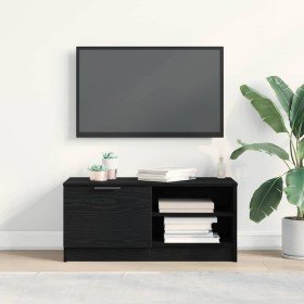 Gabinete de TV Roble Negro 80 x 35 x 36,5 cm en Muebles TV | Comprar online en Foro24